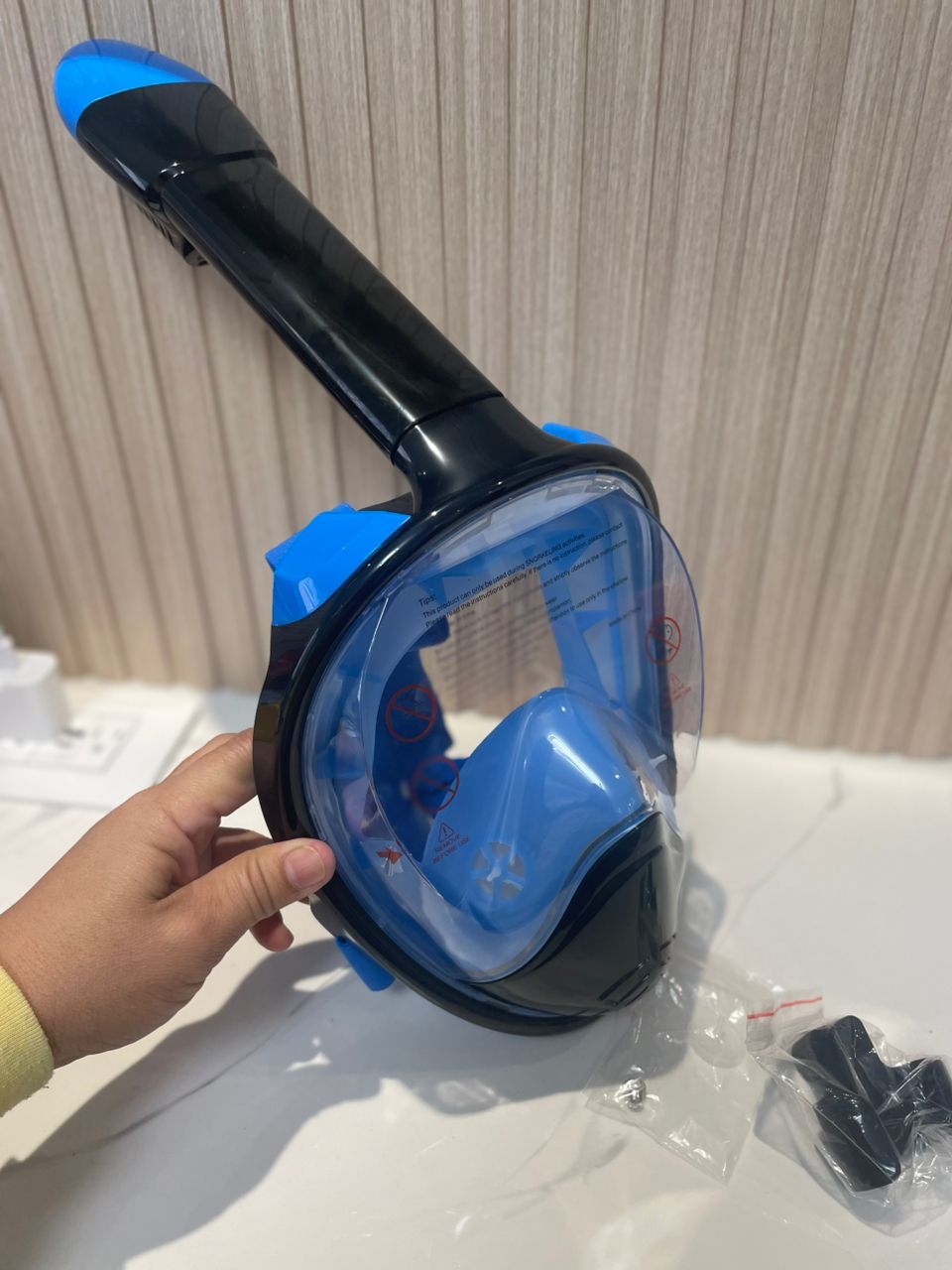 Máscara de buceo, gafas de snorkel para niños y adultos, equipo de entrenamiento